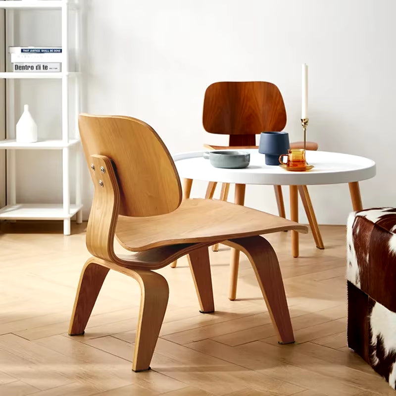Modern Walnut Shell Chair Replica for Home, Living Room, and Office Wooden Lounge Chair with Walnut Shell Design for Diving Room