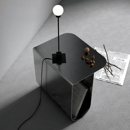 Mini Stainless Steel Sofa Side Table Designer Minimalist Living Room Table Modern Bedside Tables